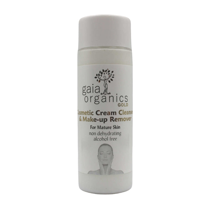 Gaia Organics Moisturising Cream Cleanser and Makeup Remover for dry and mature skin, non-dehydrating and alcohol-free.