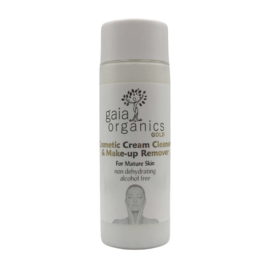 Gaia Organics Moisturising Cream Cleanser and Makeup Remover for dry and mature skin, non-dehydrating and alcohol-free.