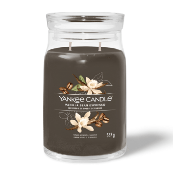 YANKEE Vanilla Bean Espresso Signature Candle - THE GOOD STUFF