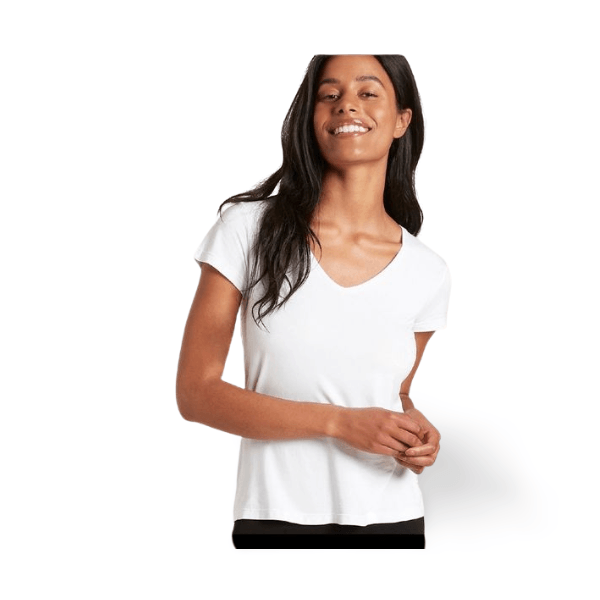 BOODY Ladies V-Neck Bamboo T-Shirt - THE GOOD STUFF