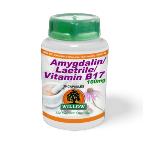 WILLOW-Amygdalin-Laetrile-Vitamin-B17-100mg-Capsules - THE GOOD STUFF