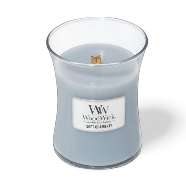 WOODWICK Soft Chambray - THE GOOD STUFF