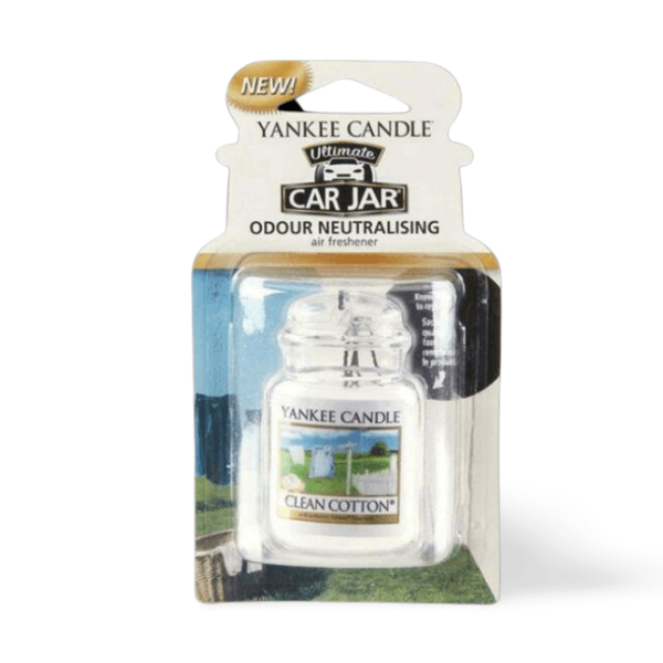 YANKEE Car Jar Ultimate Clean Cotton - THE GOOD STUFF