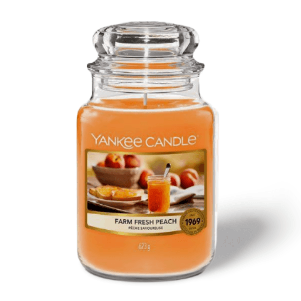 YANKEE Classic Candle - Farm Fresh Peach - THE GOOD STUFF